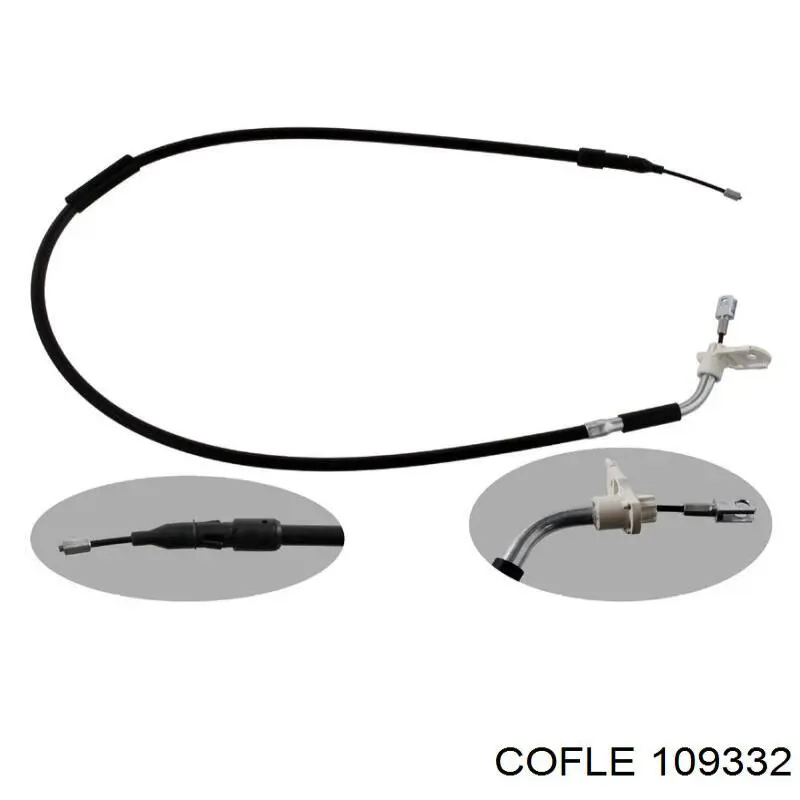A1694200985 Mercedes Cable del freno de estacionamiento delantero