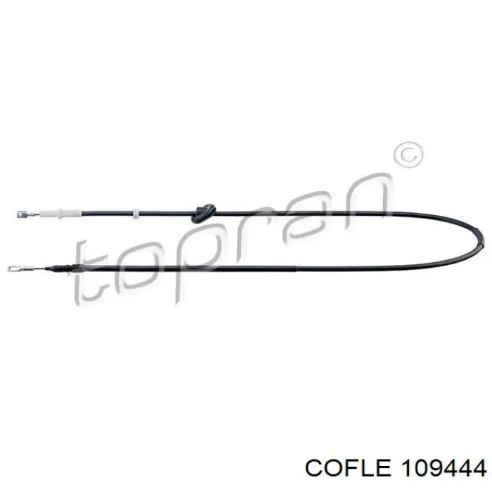 109444 Cofle cable de freno de mano trasero derecho