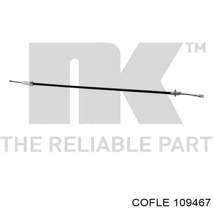 10.9467 Cofle cable de freno de mano trasero derecho/izquierdo