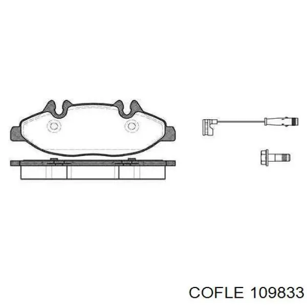 Comprar 109833 Cofle Cable de freno de estacionamiento delantero