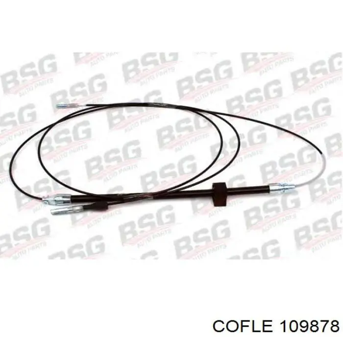 631 773 Hans Pries (Topran) cable de freno de mano trasero derecho