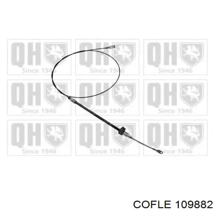 Cable para freno de mano delantero Cofle 109882