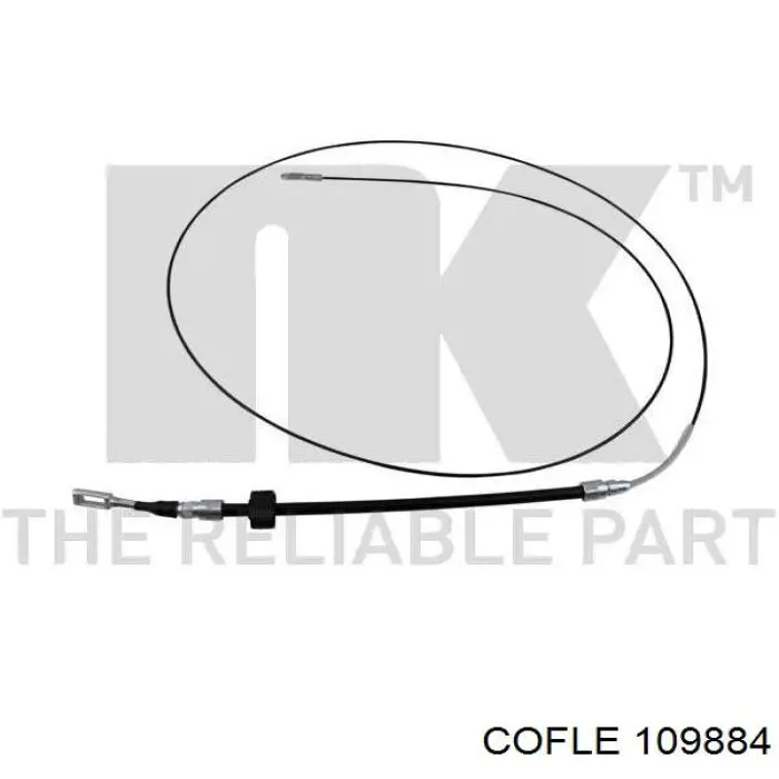 109884 Cofle cable de freno de mano delantero