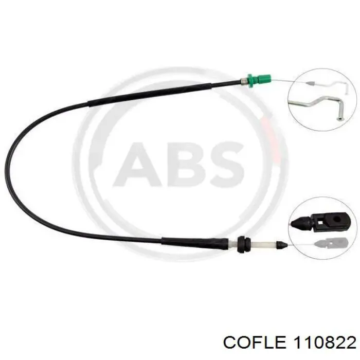 3A1721555A VAG Cable del acelerador