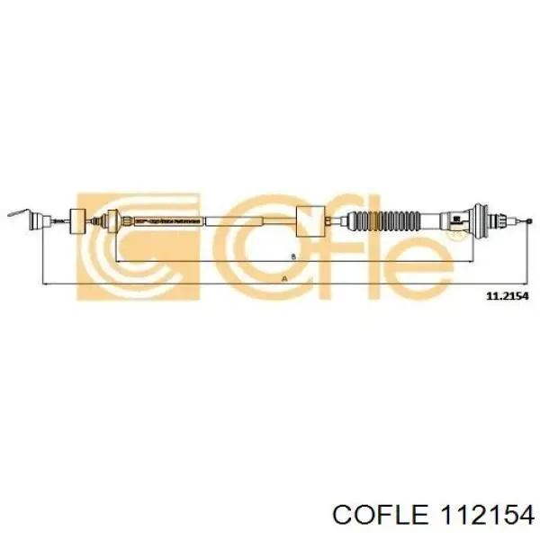 Cable embrague Starline LACL1102