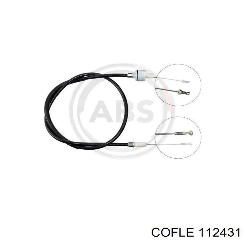 8AK355700521 HELLA cable de embrague