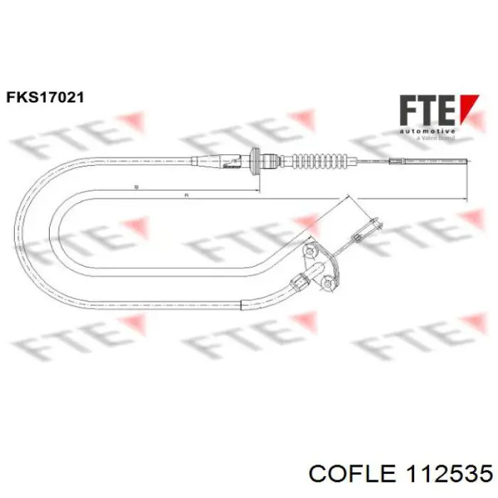 11.2535 Cofle cable de embrague