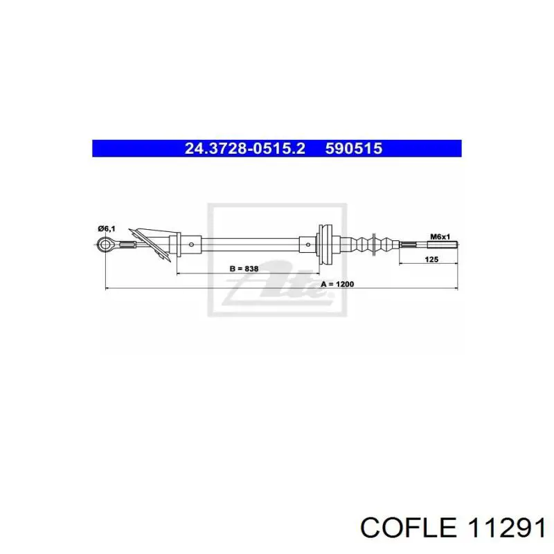 6025002522 Renault (RVI) cable de embrague