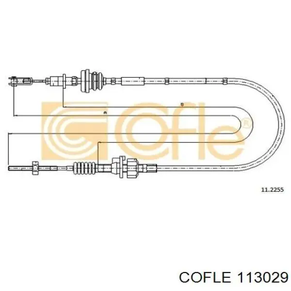 Cable de embrague E074396 Peugeot/Citroen