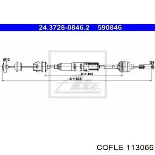 Comprar 2150N1 Peugeot/Citroen Cable de embrague