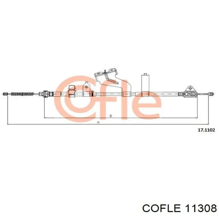 Cable de embrague 506007 Beca Cables