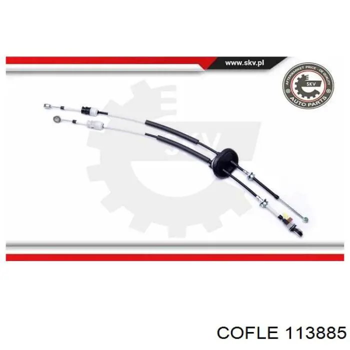 1637136580 Peugeot/Citroen cables de caja de cambios