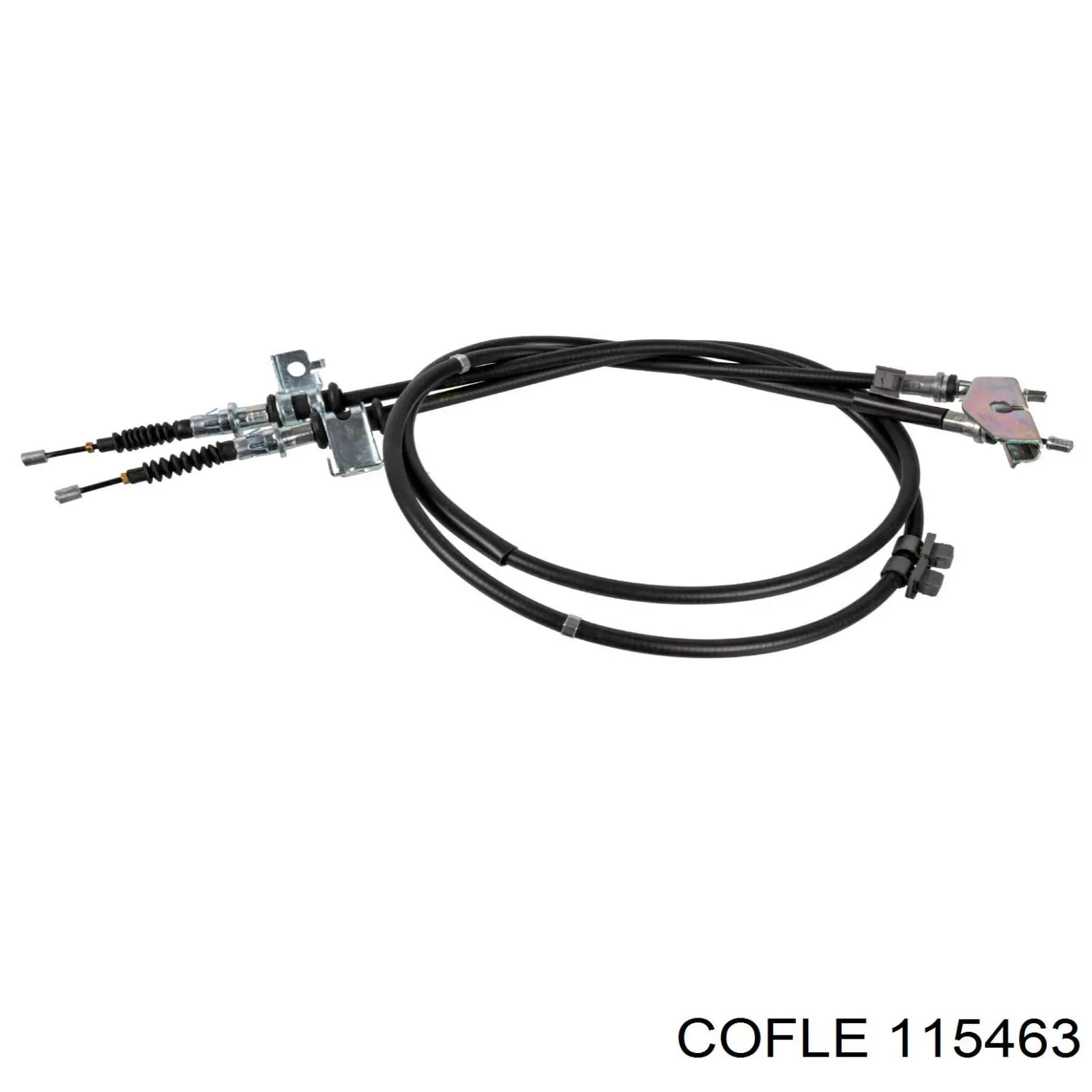 83963 Metalcaucho cable de freno de mano intermedio