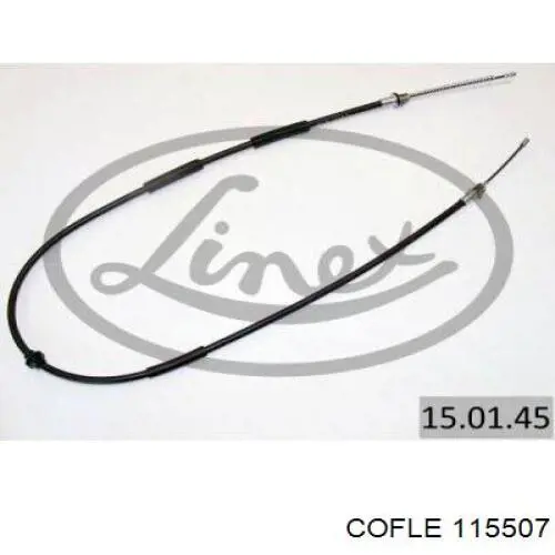 115507 Cofle cable de freno de mano trasero derecho/izquierdo