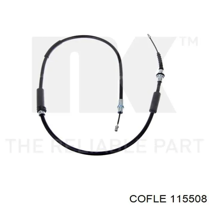 Cable de freno de mano trasero derecho/izquierdo Metalcaucho 81748