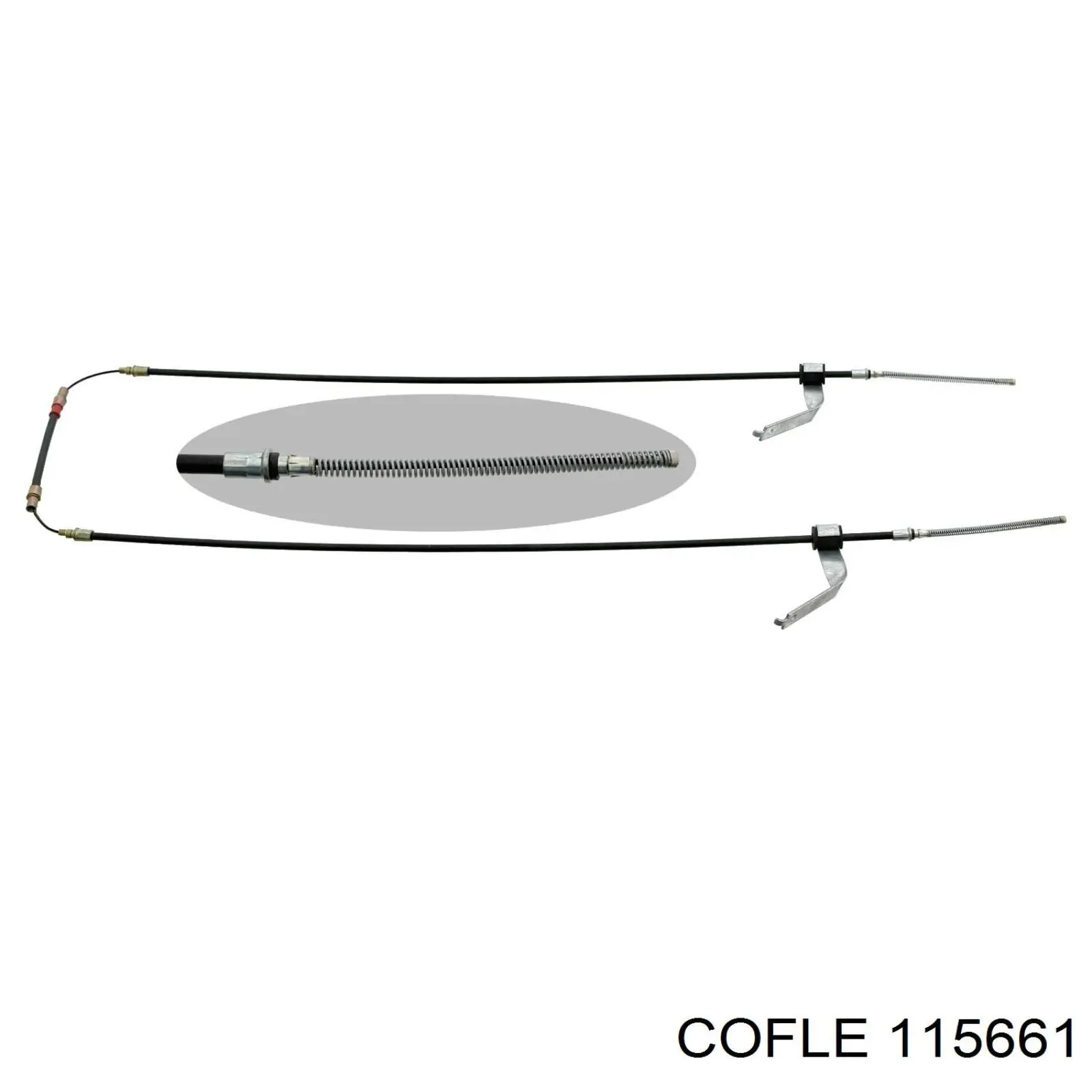 Cable de freno de mano trasero derecho/izquierdo HELLA 8AS355667021