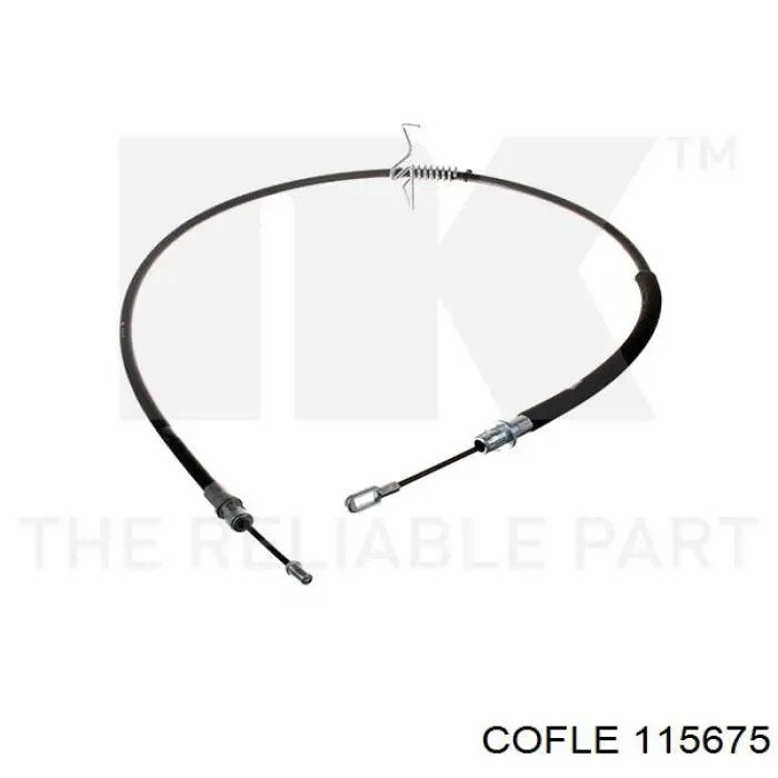 115675 Cofle cable de freno de mano trasero izquierdo