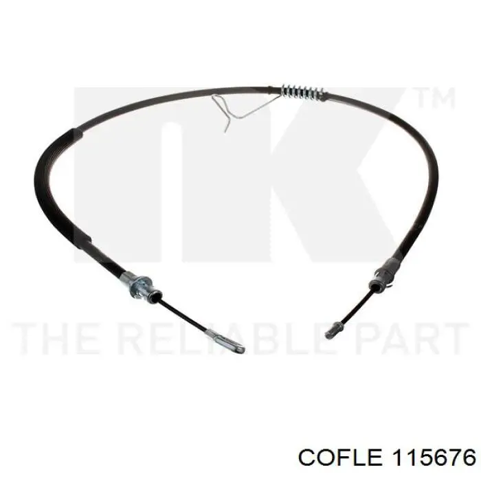 115676 Cofle cable de freno de mano trasero derecho