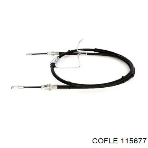 115677 Cofle cable de freno de mano trasero izquierdo