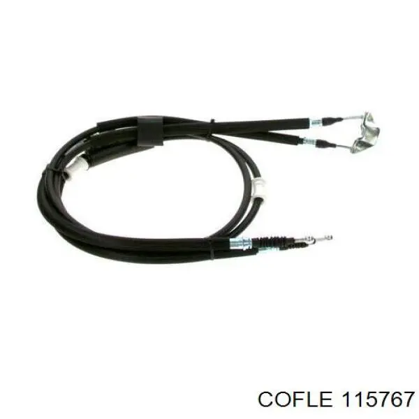 BKB2685 Borg&beck cable de freno de mano trasero derecho/izquierdo