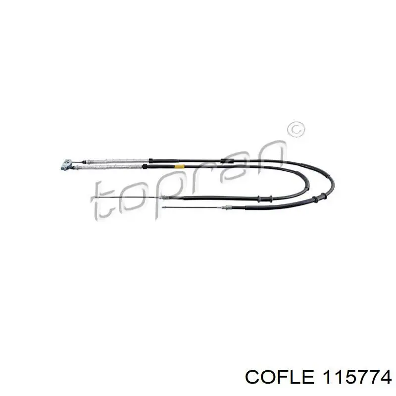 115774 Cofle cable de freno de mano trasero derecho/izquierdo