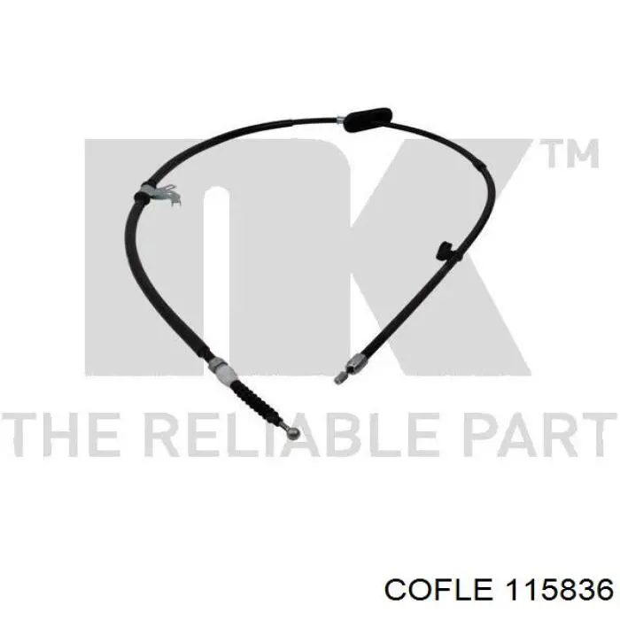 13409693 General Motors Cable de freno de mano trasero derecho
