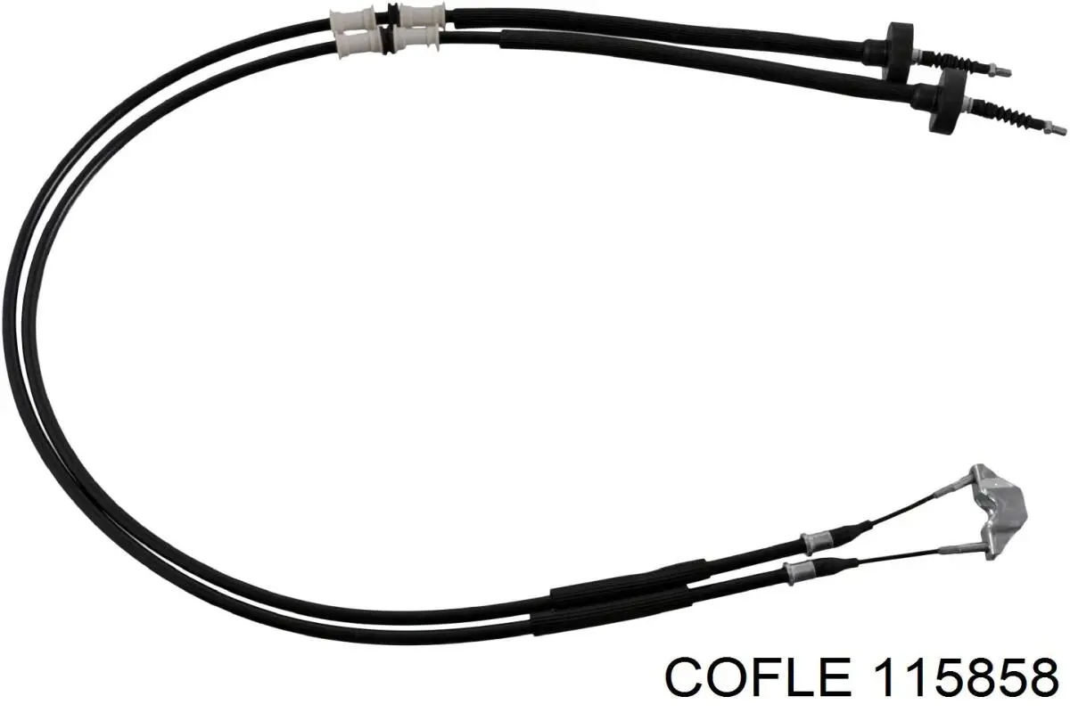 115858 Cofle cable de freno de mano trasero derecho/izquierdo