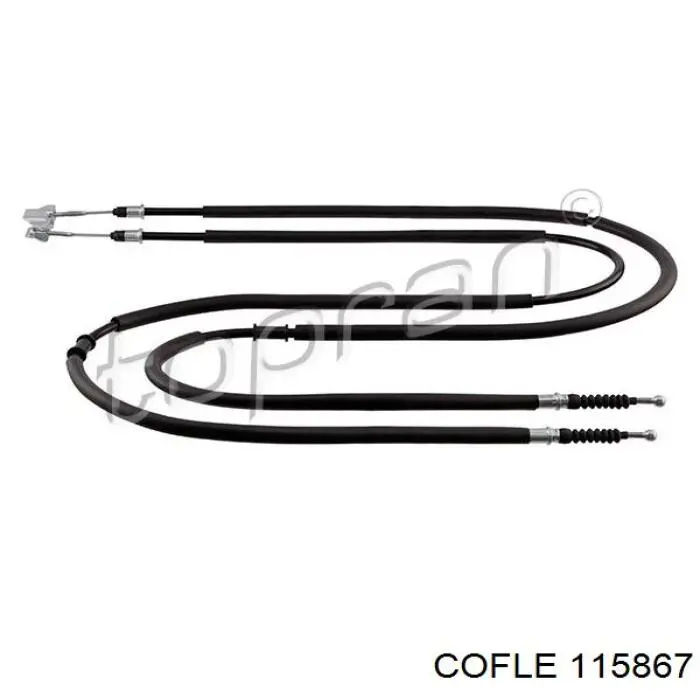 11.5867 Cofle cable de freno de mano trasero derecho/izquierdo