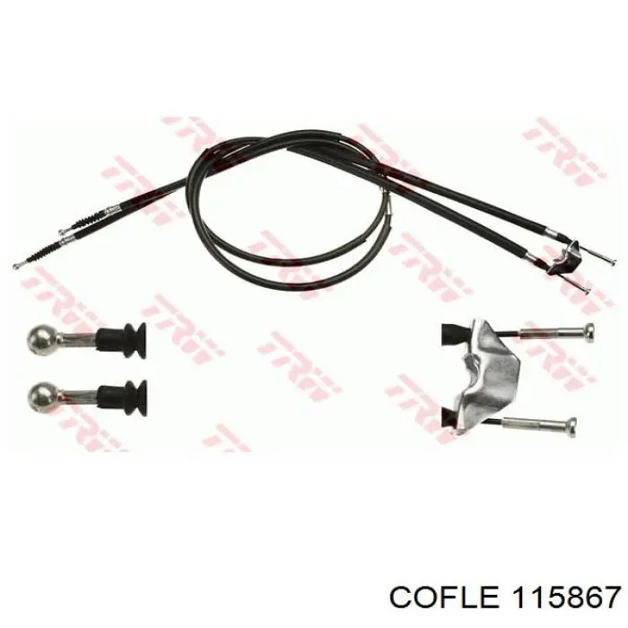 522036 Opel Cable de freno de mano trasero derecho/izquierdo