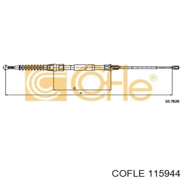 Comprar 33101008 Swag Cable de freno de mano trasero derecho/izquierdo