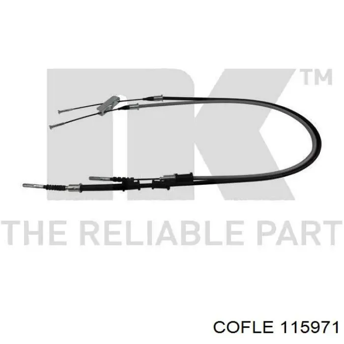 11.5971 Cofle cable de freno de mano trasero derecho/izquierdo