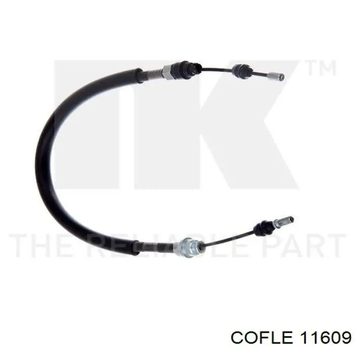 11609 Cofle cable de freno de mano trasero derecho