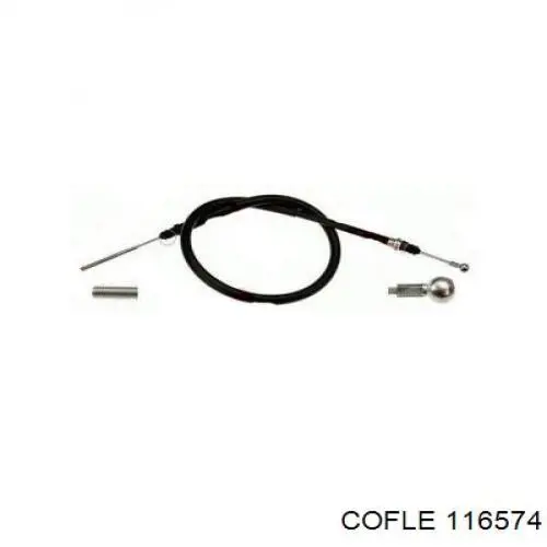 11.6574 Cofle cable de freno de mano trasero izquierdo