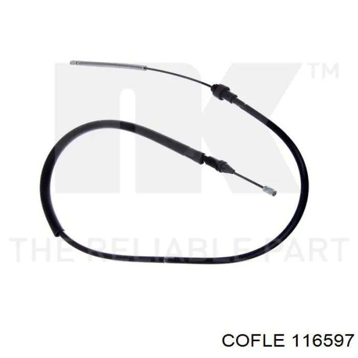 11.6597 Cofle cable de freno de mano trasero derecho