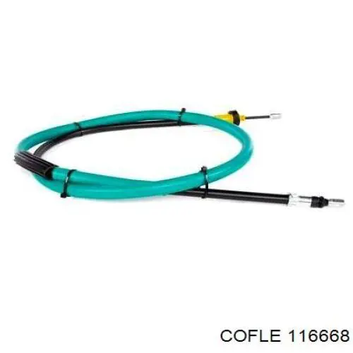 116668 Cofle cable de freno de mano trasero derecho