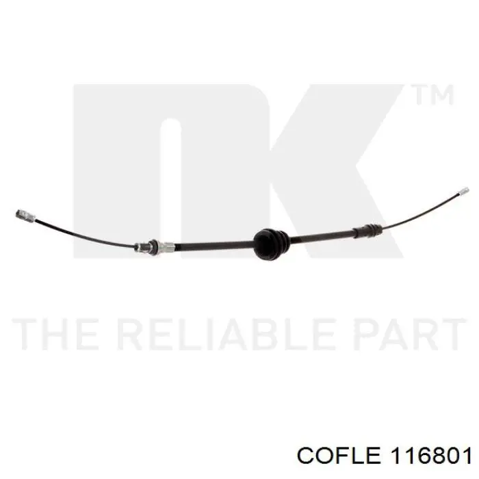 11.6801 Cofle cable de freno de mano delantero