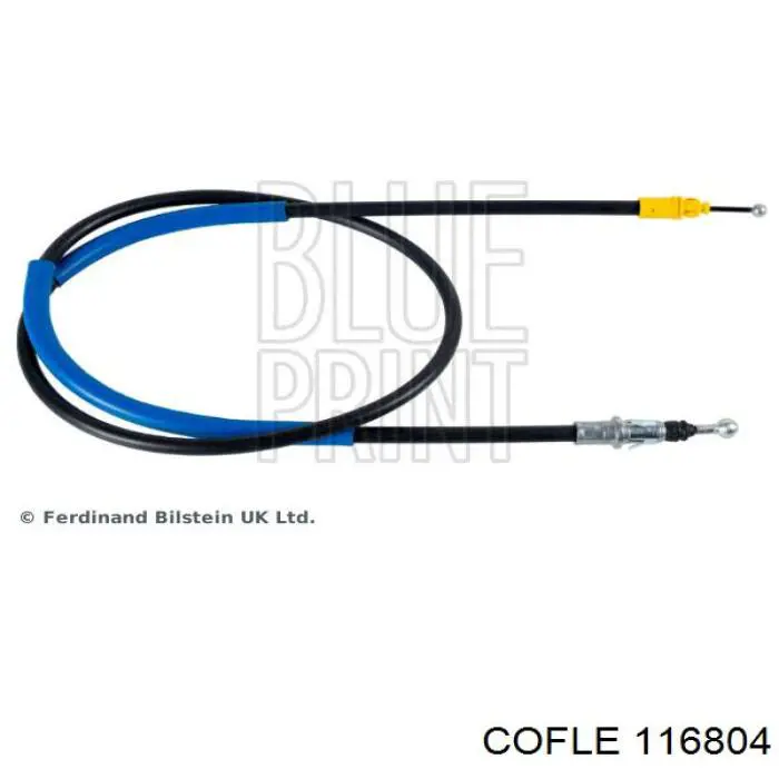 116804 Cofle cable de freno de mano trasero izquierdo