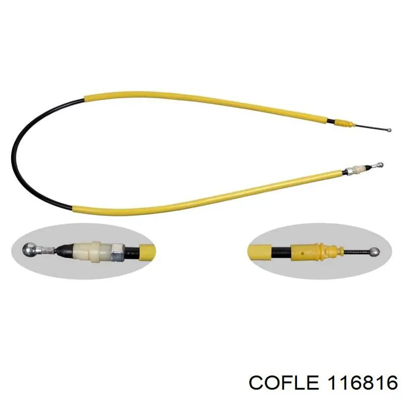 11.6816 Cofle cable de freno de mano intermedio