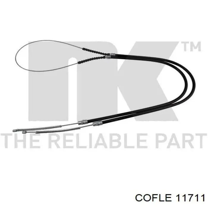 11711 Cofle cable de freno de mano trasero derecho/izquierdo