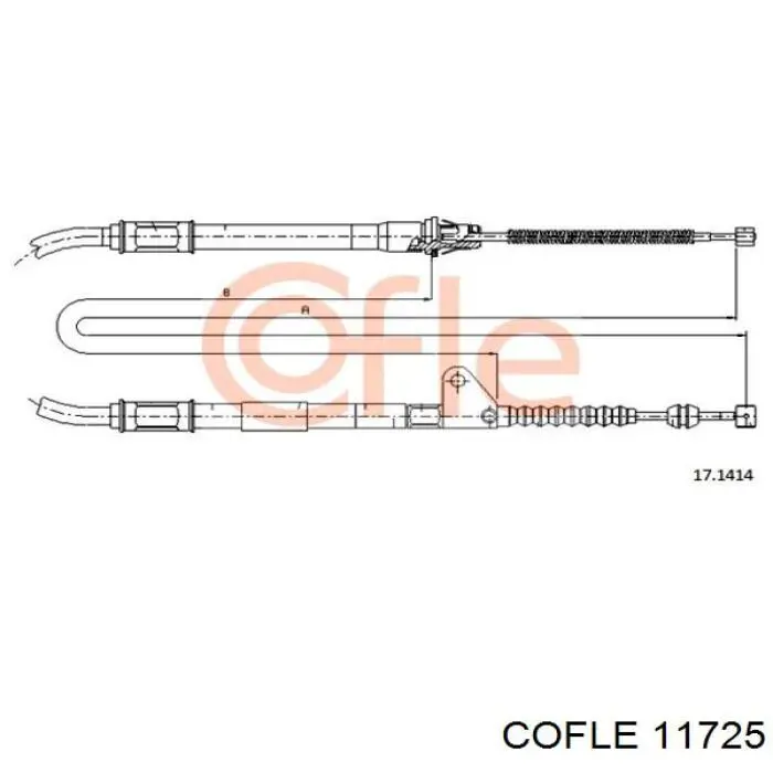 11725 Cofle cable de embrague