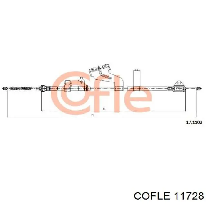 Cable embrague STC T480082