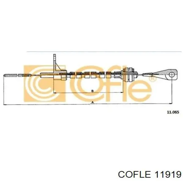 11919 Cofle cable del acelerador