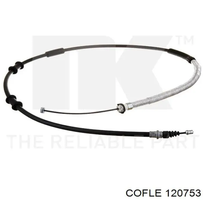 12.0753 Cofle cable de freno de mano trasero izquierdo