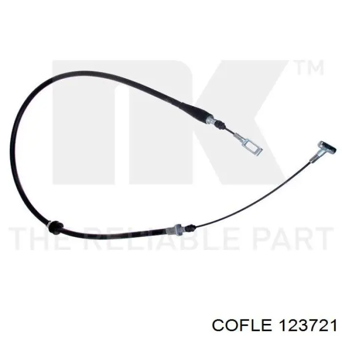 123721 Cofle cable de freno de mano trasero derecho/izquierdo