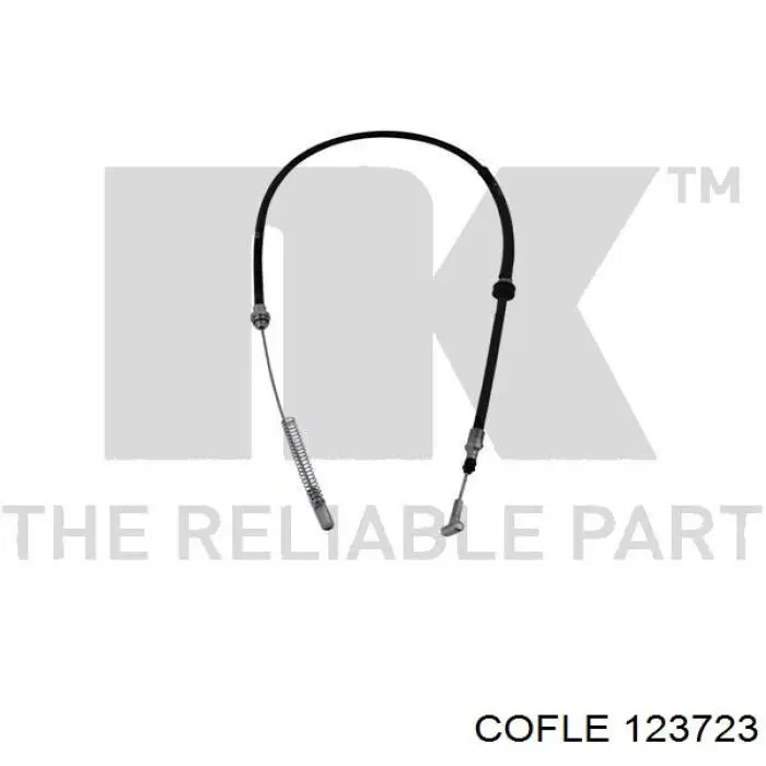 123723 Cofle cable de freno de mano trasero derecho/izquierdo