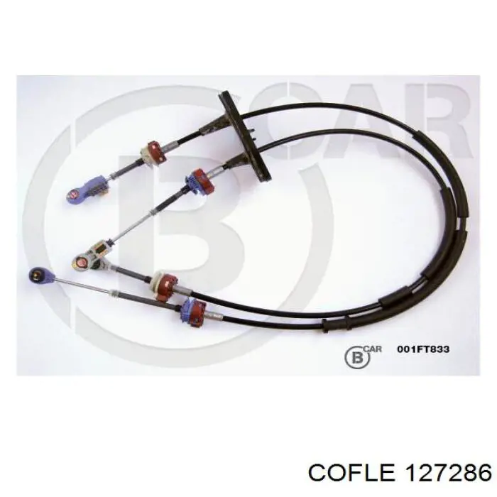 001FT833 B CAR cables de caja de cambios