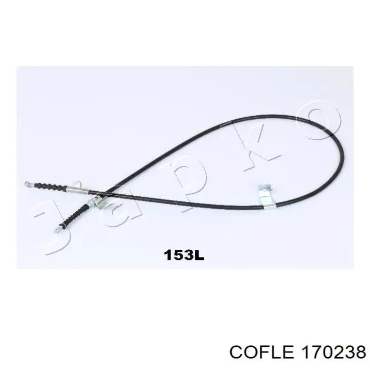 17.0238 Cofle cable de freno de mano trasero izquierdo