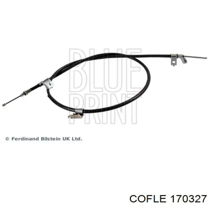 17.0327 Cofle cable de freno de mano trasero izquierdo