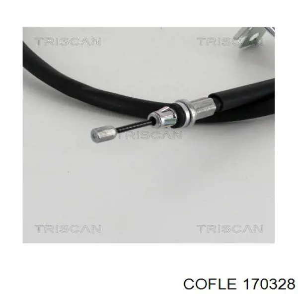 17.0328 Cofle cable de freno de mano trasero derecho