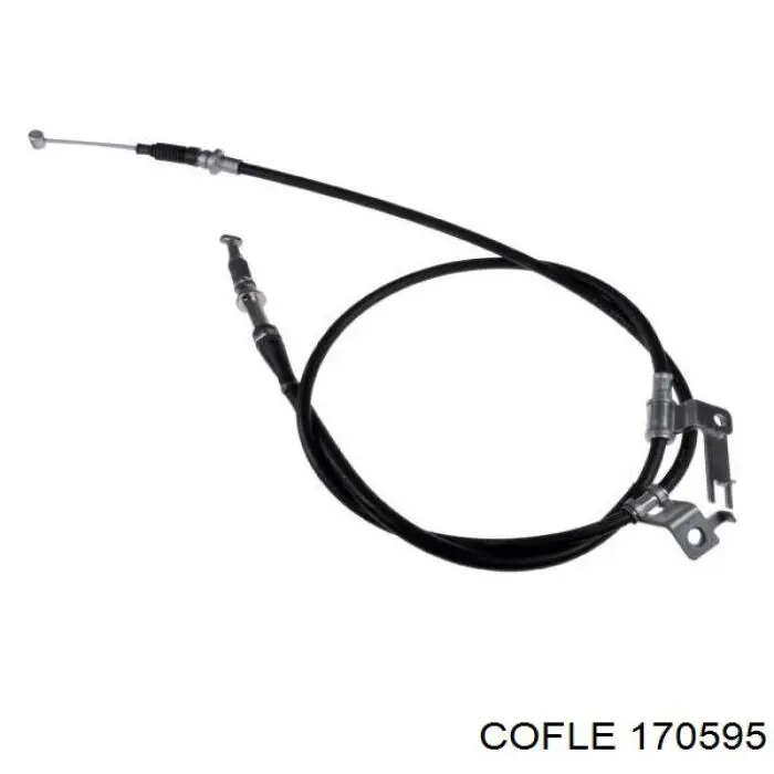 170595 Cofle cable de freno de mano trasero derecho